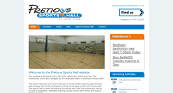Desktop Screenshot of pretioussportshall.co.uk